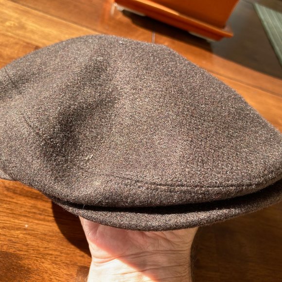 Mens Italian Flat Cap in Brown - Size L - Picture 1 of 5